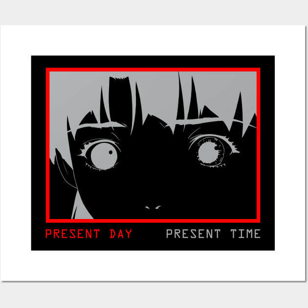 Present Day - Present Time - Lain V.2 Wall Art by RAdesigns